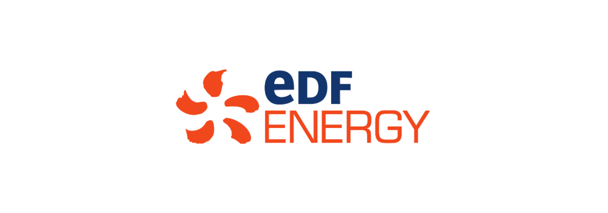 EDF energy logo white
